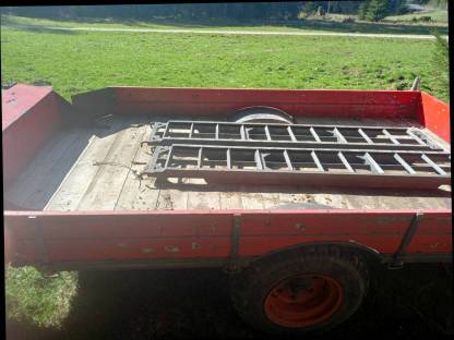 Bild 4:Bagger Anhänger /Tieflader/ Ladewagen