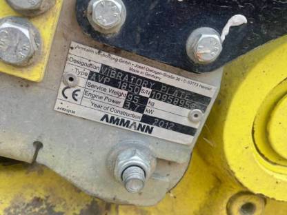 Bild 2:Rüttelplatte Ammann AVP 1850