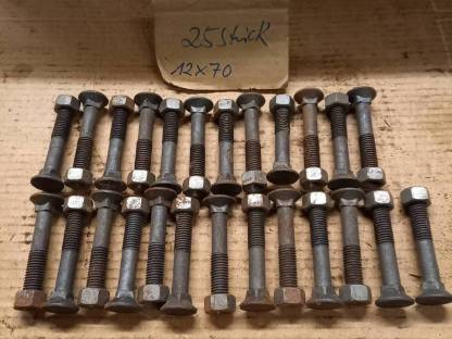 Pflug Schar Schrauben 12x70 Güte 10.9