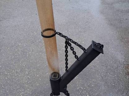 Bild 2:Pelletsfackel - Raketenofen