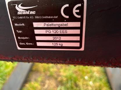 Bild 3:Palettengabel PG 120 EES