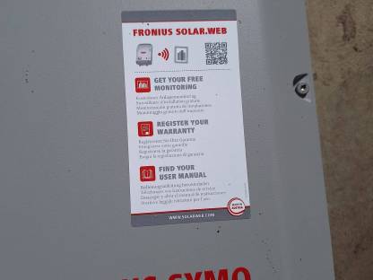 Bild 3:Wechselrichter Fronius 20 kWp Symo 20.0-3-M