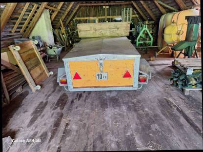 Bild 3:Anhänger, selbst gebaut, verzinkt