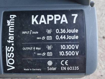 Bild 2:Weidezaungeräte Kappa 7