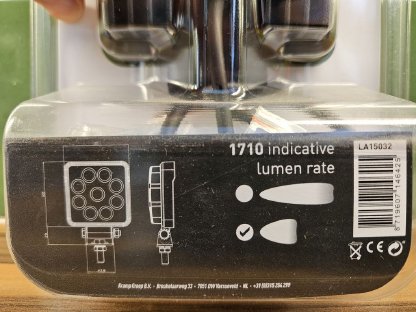 Bild 6:Arbeitsleuchte 15W 1.720 lm LED-Ausführung