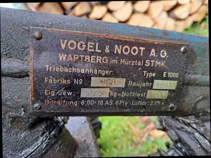 Bild 7:Einachsschlepper Vogel & Noot