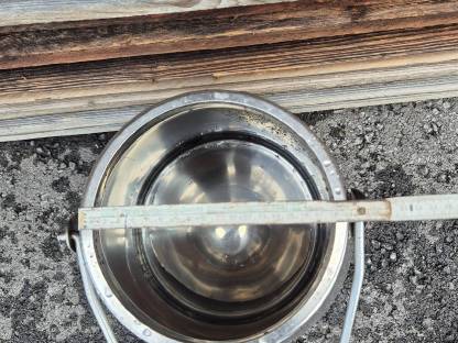 Bild 6:Melkeimer Alfa Laval Edelstahl