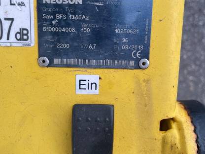 Bild 6:Asphaltschneidgerät/Fugenschneider Wacker/Neuson BFS 1345 A