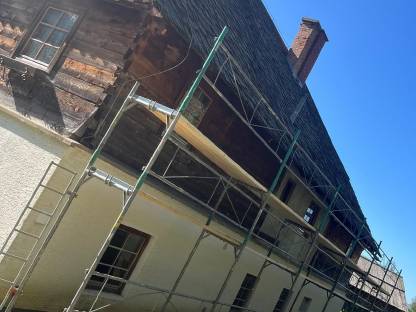 Bild 6:Fassadengerüst