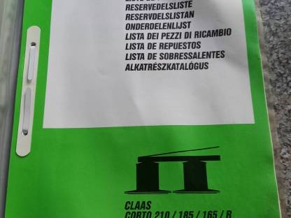 Claas Mähwerk Ersatzteile Liste