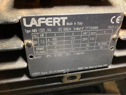 Bild 3:Elektromotor mit Bremse