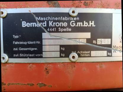 Bild 3:Ladewagen Krone Turbo 3200