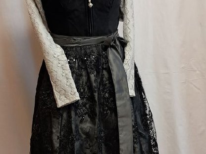 schwarzes Stockerpoint Bergfeuer Dirndl Gr.36 - neu