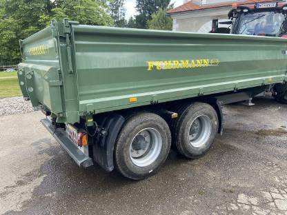 Fuhrmann 3-Seiten-Tandem-Kipper, 17 t, neuwertig