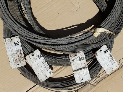 Bild 2:Stahlseile verschiedene Dimensionen