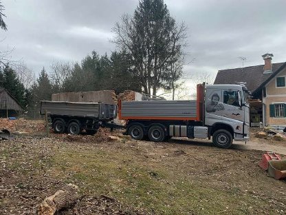 Bild 4:Baggerarbeiten, Erdbau, Erdbewegung, Transporte, Kran