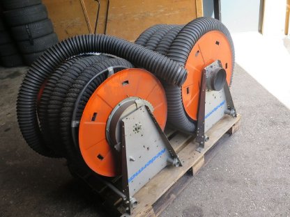 Bild 3:Nedermann Werkstatt Abgasaufroller