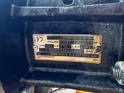 Bild 2:Grundfos TPE 125 130 4 S-A-F-A-BAQE