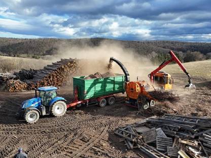 Bild 4:Hackgut, Hackschnitzel