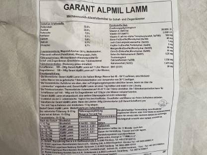 Garant Alpmil Lamm