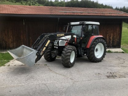 Steyr 9090M Traktor Ackerschlepper Frontlader Forstschlepper