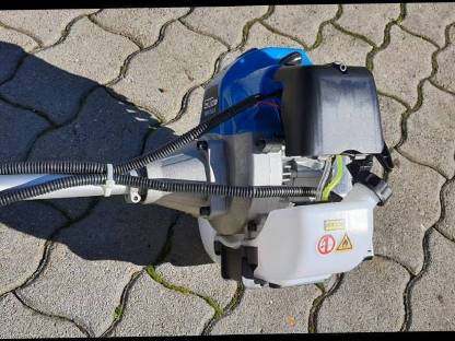 Bild 3:Benzin-Motorsense, 2-Takt 2 PS, Elektro-Starter