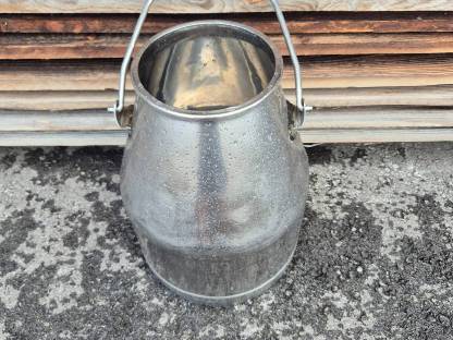 Bild 3:Melkeimer Alfa Laval Edelstahl