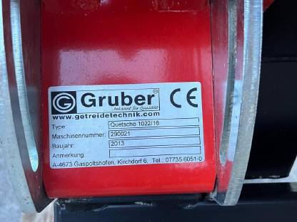 Bild 6:Getreidequetsche Gruber 1022/16