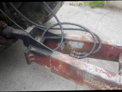 Bild 4:Tridem Fahrgestell - Abrollanhänger