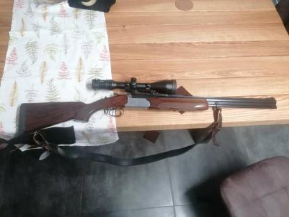 Bild 2:Gewehr kombiniert: Sabatti Master Light Luxus New Opto Wood