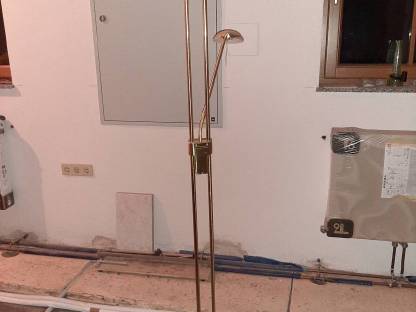 Stehlampe Messing