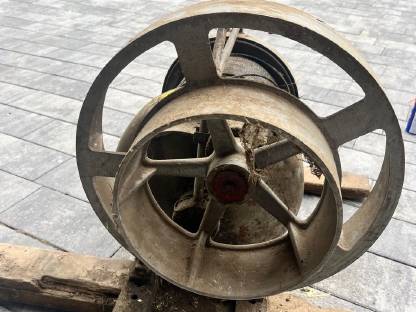 Bild 3:Seilwinde mit Riemenantrieb