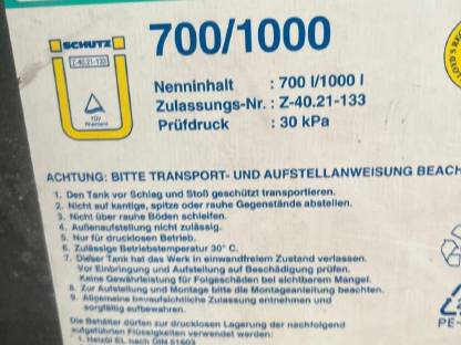 Bild 4:Dieseltankstelle Dieseltank