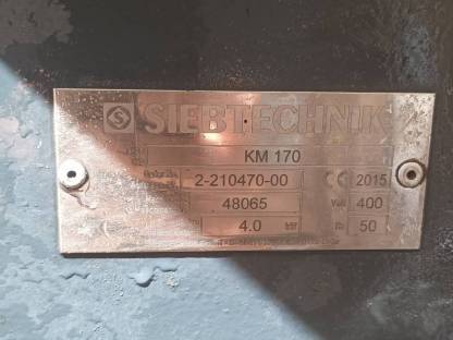 Bild 4:Gesteinsmühle Siebtechnik KM 170