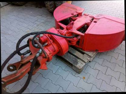 Zweischalengreifer 40 cm mit Rotator, 60er Bolzenaufnahme