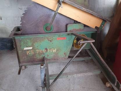 Bild 4:Wippsäge, Brennholzkreissäge, Kaheli Zapfwellensäge KS 700