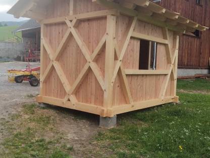 Gartenhütte Lärche Fichte