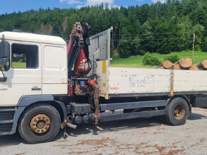 Bild 3:Kran LKW MAN 18.285 MLC