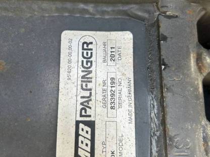 Bild 6:Ladebordwand Palfinger 1.500K