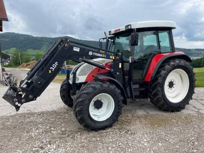 Bild 4:Steyr 9095 MT mit Frontlader