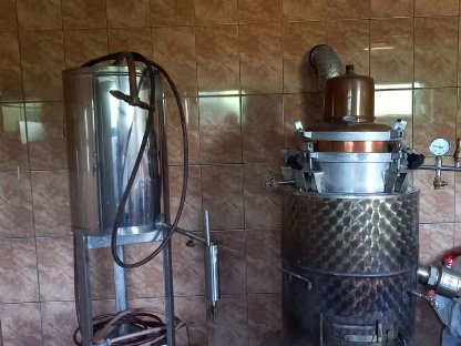 Bild 3:Schnapsbrennkesselanlage 80 l