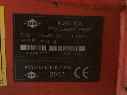Bild 5:Kuhn GA4321GM Schwader