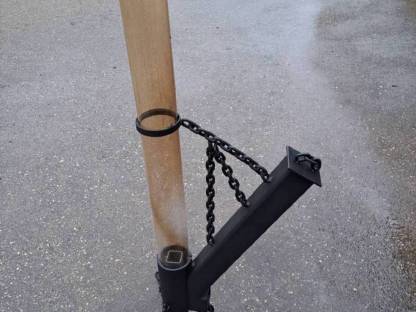 Bild 3:Pelletsfackel - Raketenofen