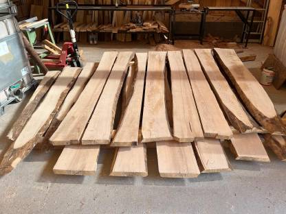 Bild 2:Ulmen und Eschenpfosten