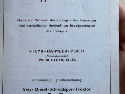 Bild 9:Steyr T 190 S, Bj. 1967, vollständig restauriert