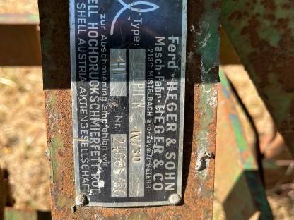 Bild 5:Heger Beetpflug 4 Scharen