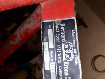 Bild 4:Krone RE 150 Rotoregge/Bodenfräse