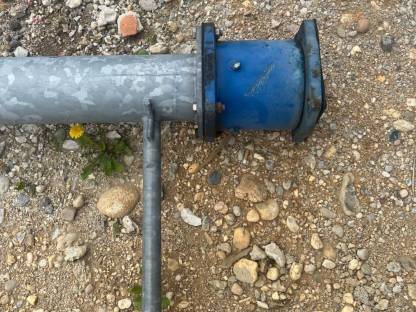 Bild 3:Verzinkter Gülleturm/Gülledom