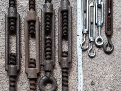 Bild 4:Stahlseile verschiedene Dimensionen