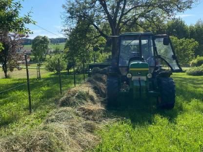 Bild 7:Heu, Kleinballen, Schwedenreiter, Hifel, Heuballen